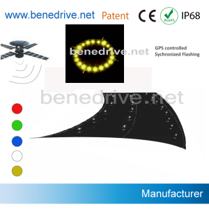 B11 GPS controlled solar sequentail synchro guide marker