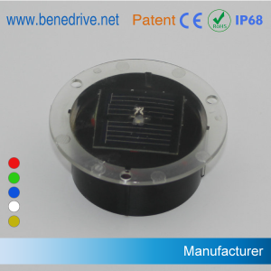 Benedrive’s Solar Powered LED Marine Dock Lights Key Feature: 1. Competitive unit cost and lower installation cost 2. Snow ploughable Well fit the road surface, only 3.5mm over the road surface 3. Perfect water proof: IP68 4. High quality battery, long life