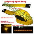 Temporary speed bumps, portable speed bumps, mobile speed bumps